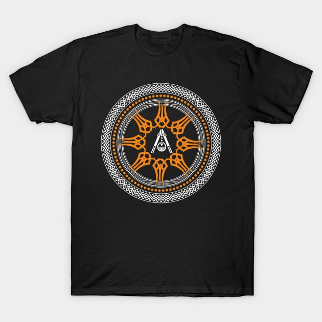 Mandala A 2 white T-Shirt by andrynov11